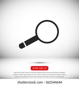 Magnifying Glass vector icon