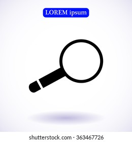 Magnifying Glass vector icon