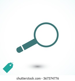 Magnifying Glass vector icon