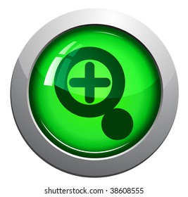 magnifying glass, vector icon