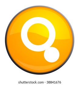 magnifying glass, vector icon
