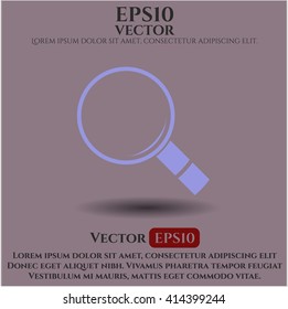 Magnifying glass vector icon
