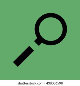 Magnifying glass vector icon