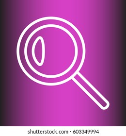 Magnifying Glass vector icon