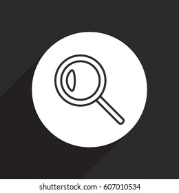 Magnifying Glass vector icon