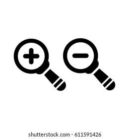 magnifying glass vector icon