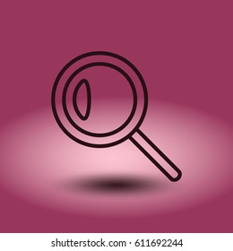 Magnifying Glass vector icon