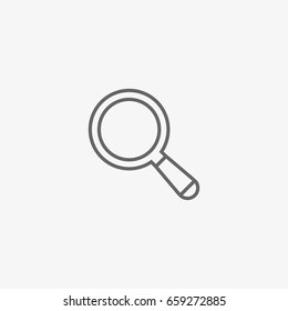 magnifying glass vector icon