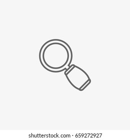 magnifying glass vector icon