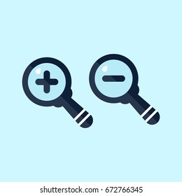 magnifying glass vector icon