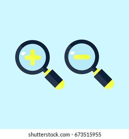 magnifying glass vector icon