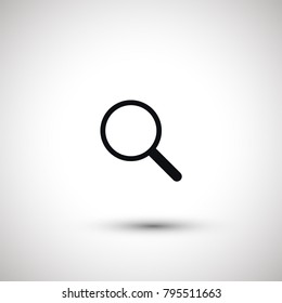 magnifying glass vector icon
