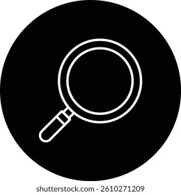 Magnifying Glass vector icon. Can be used for printing, mobile and web applications.