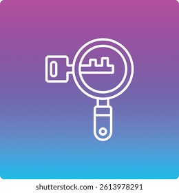 Magnifying Glass vector icon. Can be used for printing, mobile and web applications.