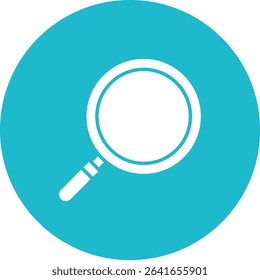 Magnifying Glass vector icon. Can be used for printing, mobile and web applications.