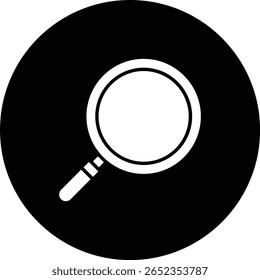 Magnifying Glass vector icon. Can be used for printing, mobile and web applications.