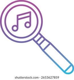 Magnifying glass vector icon. Can be used for printing, mobile and web applications.