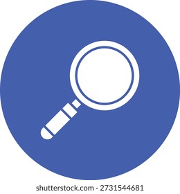 Icono de Vector de lupa. Se puede utilizar para aplicaciones de impresión, móviles y de Web.