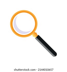 magnifying glass vector icon cartoon
