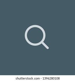Magnifying Glass vector icon. Magnifying Glass concept stroke symbol design. Thin graphic elements vector illustration, outline pattern for your web site design, logo, UI. EPS 10.