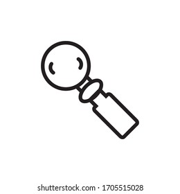 Magnifying Glass Vector icon Design Template