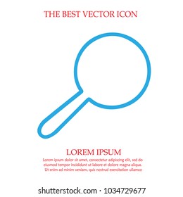 magnifying glass vector icon eps 10.