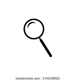 Magnifying glass vector icon for eps 10