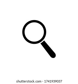 Magnifying glass vector icon for eps 10