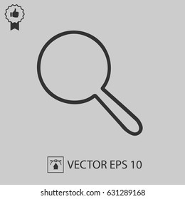 magnifying glass vector icon eps 10.