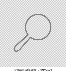 magnifying glass vector icon eps 10.