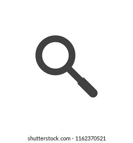 Magnifying glass vector icon. filled flat sign for mobile concept and web design. Search, magnifier simple solid icon. Zoom symbol, logo illustration. Pixel perfect vector graphics