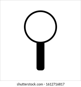 Magnifying Glass Vector icon isolated against a white background. eps 10
