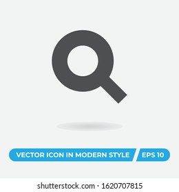Magnifying glass vector icon, simple sign for web site and mobile app.