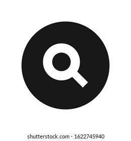 Magnifying glass vector icon, simple sign for web site and mobile app.
