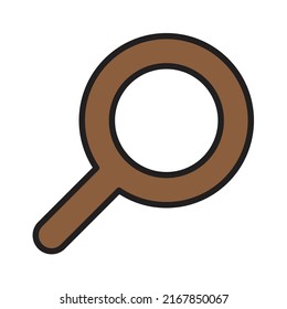 magnifying glass vector icon for website symbol presentation