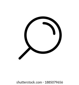 Magnifying glass vector icons. Search, zoom icons.