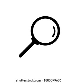 Magnifying glass vector icons. Search, zoom icons.