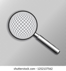 Magnifying glass vector illustration