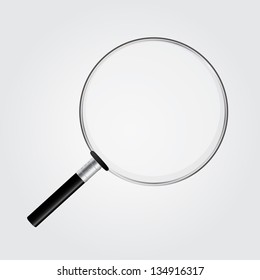 magnifying glass vector illustration