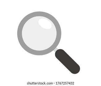 Magnifying glass vector illustration, loupe　, 　icon