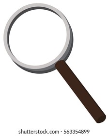 Magnifying Glass - Vector Illustration