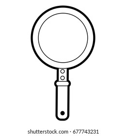 magnifying glass vector illustration