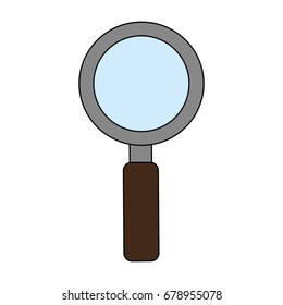 magnifying glass vector illustration