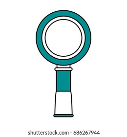 magnifying glass vector illustration