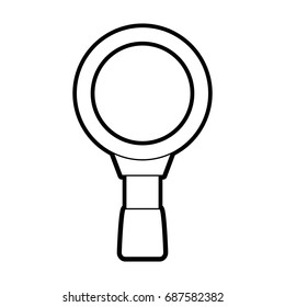 magnifying glass vector illustration