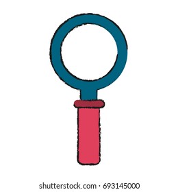 magnifying glass vector illustration