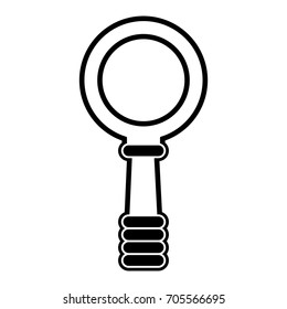 magnifying glass vector illustration