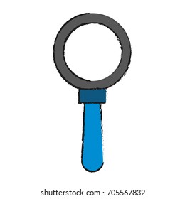 magnifying glass vector illustration