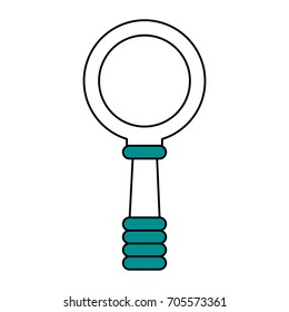 magnifying glass vector illustration