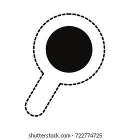 magnifying glass  vector illustration